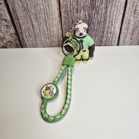 Fashion Keychain Accessories - Green Sloth Key Holder